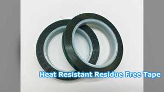 TX3530 Green PET Heat Resistant Tape 180C Residue Free
